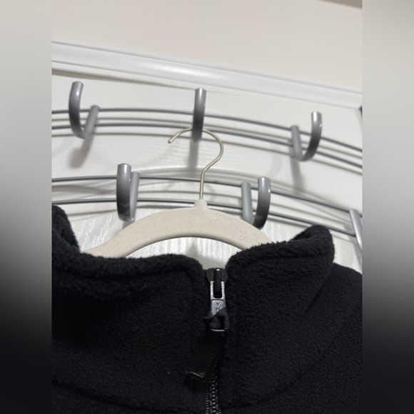 Vintage Mens XL Gander Mountain 1/4 Zip Black Fleece Pullover Sweatshirt Jacket - Picture 5 of 16